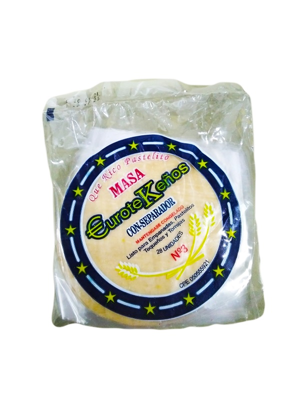 MASA LISTA EUROTEKENOS 1KG NRO 3