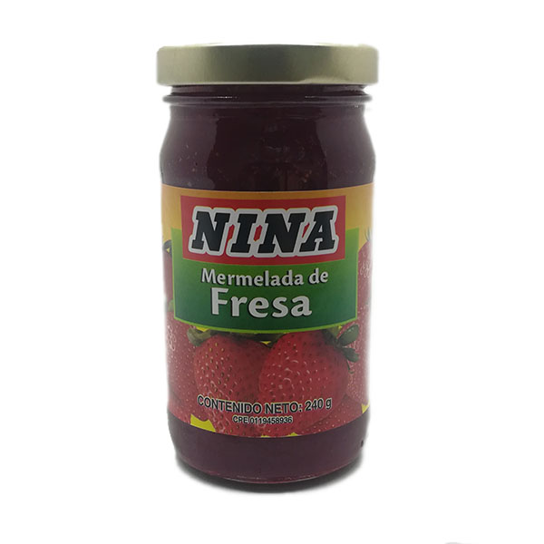 MERMELADA NINA 240GR FRESA