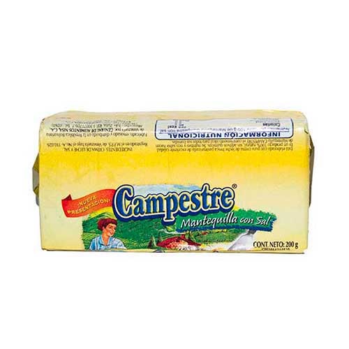 MANTEQUILLA CAMPESTRE 200GR SAL