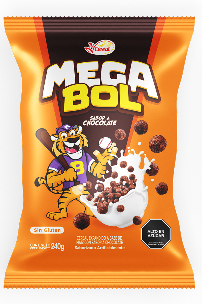 CEREAL MEGA BOL 240GRS CHOCOLATE