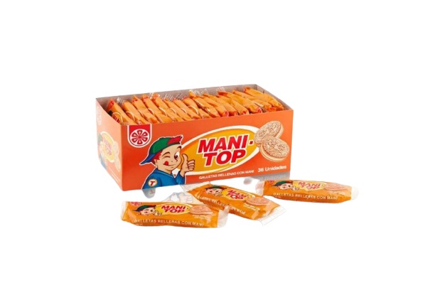 GALLETAS TIP TOP 12GRS MANI X18UND