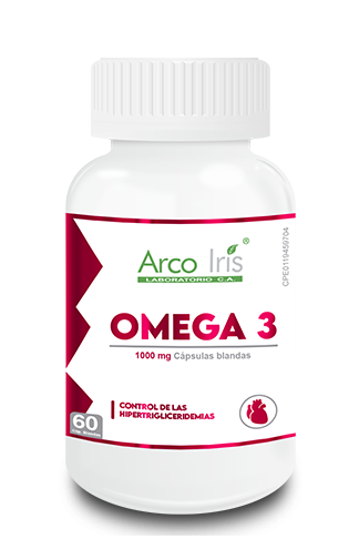 OMEGA 3 1000MG X 60CAPS ARCO IRIS