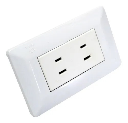 TOMA DOBLE POLAR FERMETAL 270V BGE TOM01