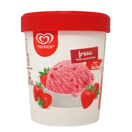 HELADO TIO RICO 850ML FRESA