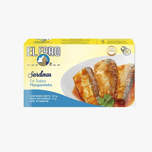 SARDINA FARO 110GR SALSA MARGARITEÑA