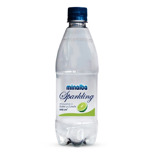 AGUA GASIF. MINALBA 500ML SPARK LIMON