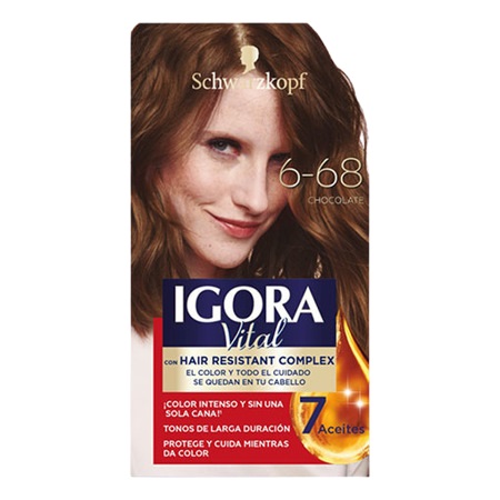 TINTE IGORA VITAL 6.68 KIT CHOCOLATE