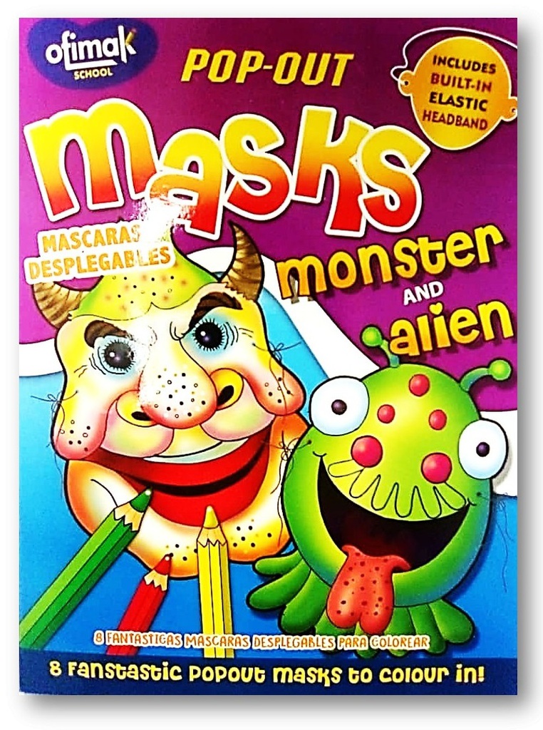 BLOCK MASCARAS MONSTER  OFIMAK OK294D