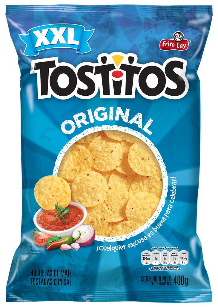 TORTILLAS DE MAIZ TOSTITOS 400GR ORIGI