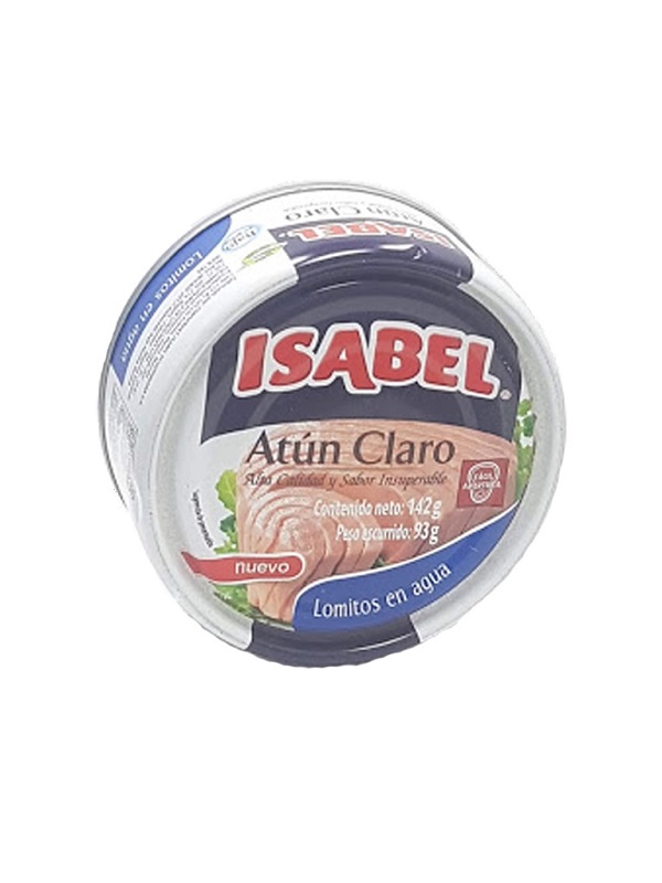 ATUN ISABEL 142GR AL NATURAL EN AGUA