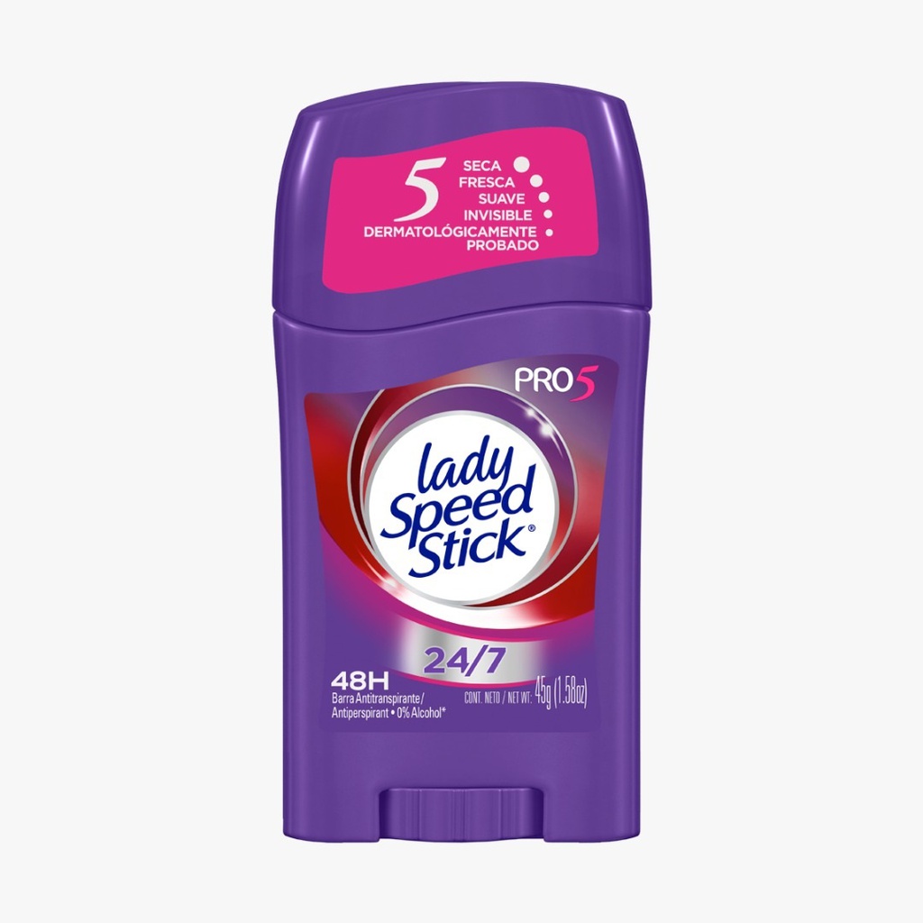 DESOD LADY SPEED STICK 45GR BARRA 24/7