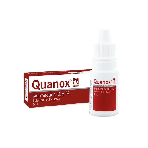QUANOX IVERMECTINA GTS ORAL 0,6% X 5ML MEYER