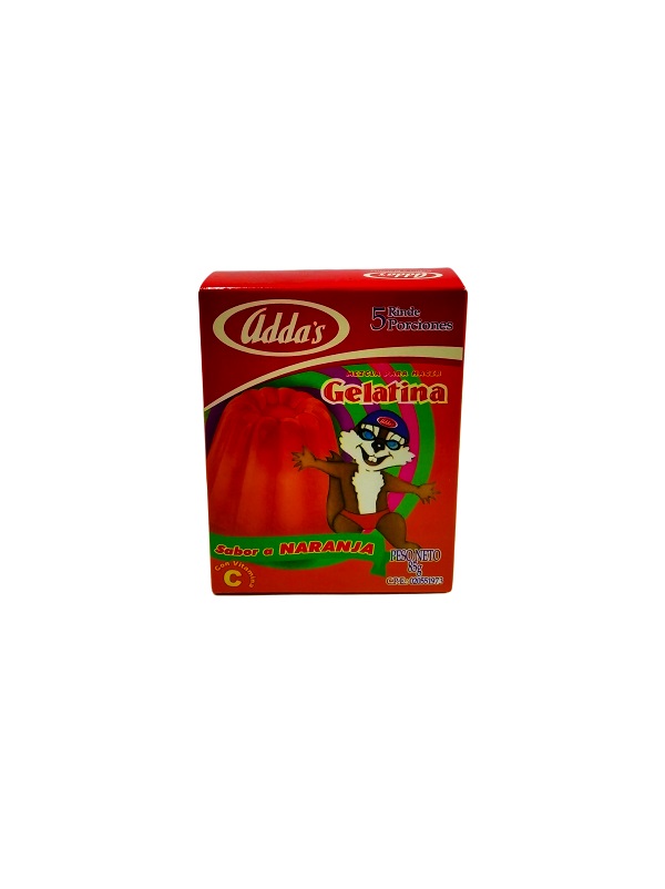 GELATINA ADDAS 85GR NARANJA