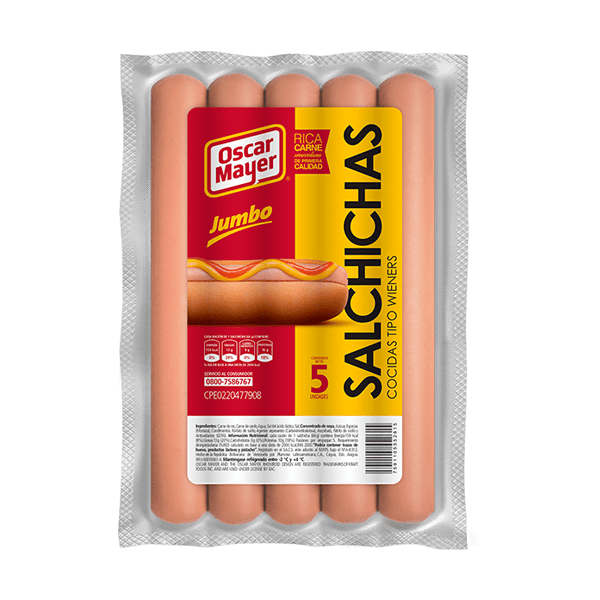 SALCHICH OSCARMAYER 330GR WIENERS JUMBO