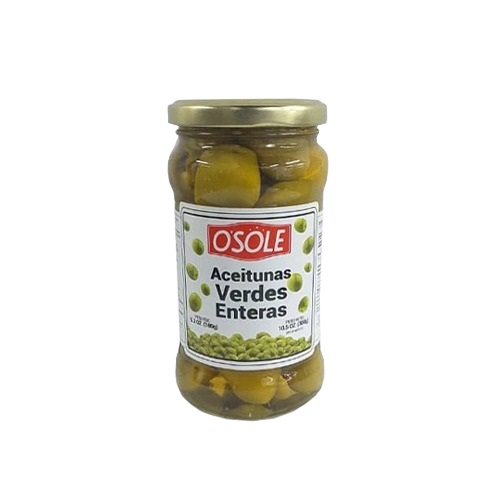 ACEITUNAS OSOLE 300GR ENTERAS VERDE