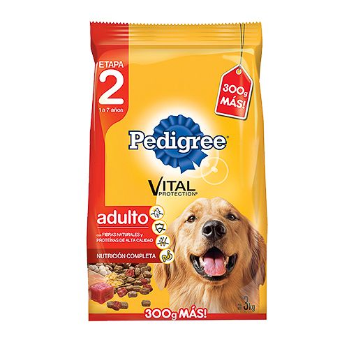 ALIM P/PERRO PEDIGREE 3KG ADUL/CPC