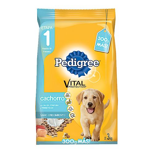 ALIM P/PERRO PEDIGREE 3KG CACHORRO