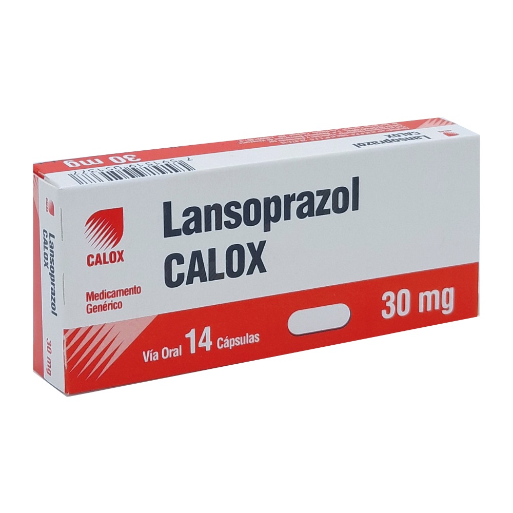 LANSOPRAZOL 30MG X 14CAPS CALOX