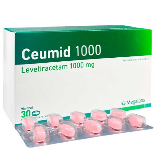 CEUMID 1000MG X 30COMP LEVETIRACETAM MEGALABS