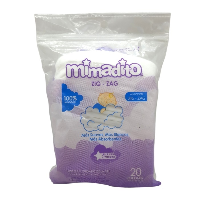 ALGODÓN MIMADITO 20 PLIEGUES ZIGZAG