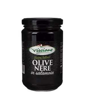 ACEITUNA VISCIANO 290GR NEGRA EN SALMUERA 