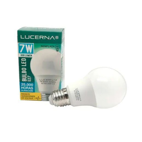BOMBILLO LED 7W LUCERNA E27