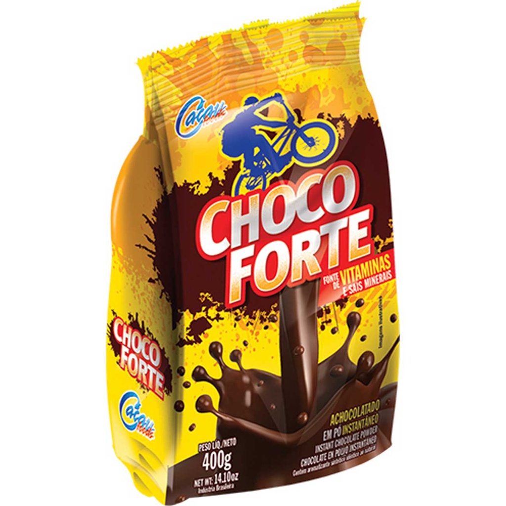 BEBIDA ACHOCOLATADA CHOCO FORTE 400GR BOLSA 