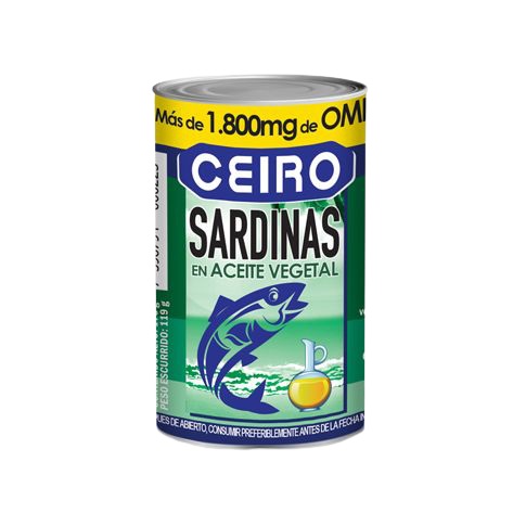 SARDINA CEIRO 170GR EN ACEITE VEGETAL