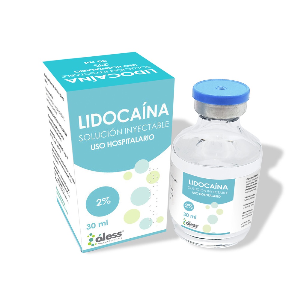 LIDOCAINA 2% X 30ML SOL INY ALESS
