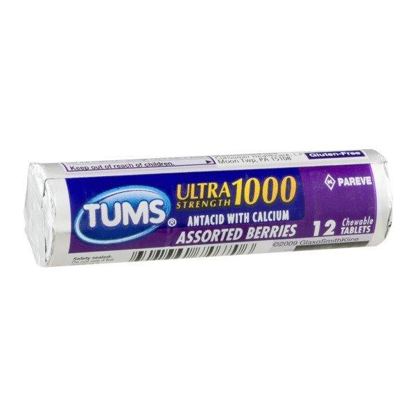 TUMS ANTIACIDO 12TAB FRESA ULTRA STRENGTH GSK