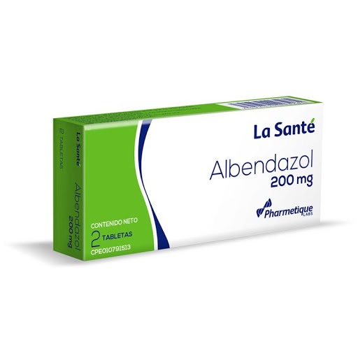 ALBENDAZOL  200MG X 2TAB LA SANTE