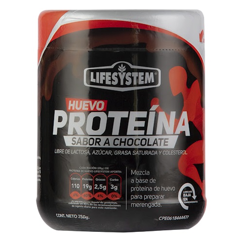 PROTEINA HUEVO LIFESYSTEM 250GR CHOCOLATE