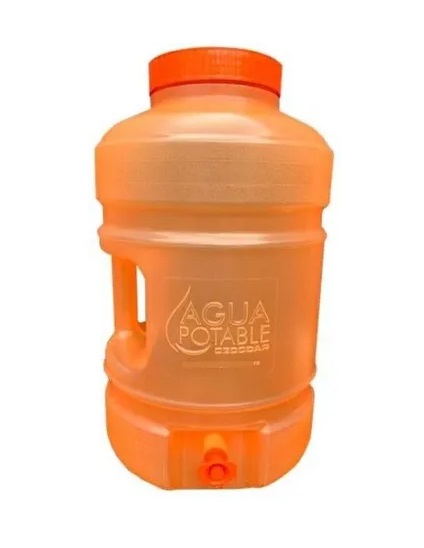 BOTELLÓN BOCA ANCHA NARANJA