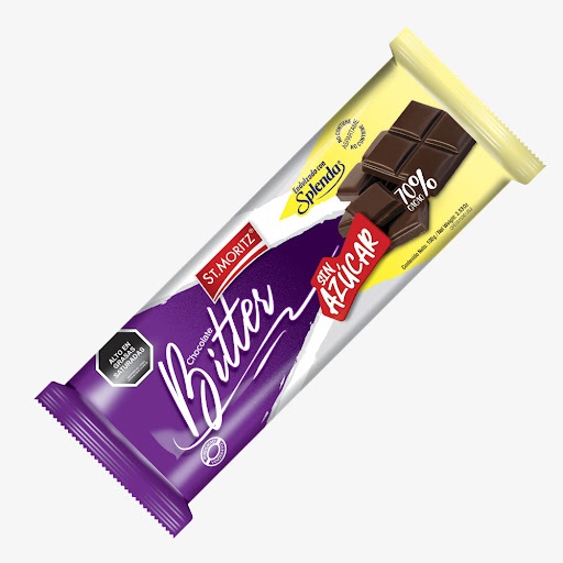 CHOCOLATE ST MORITZ 100GR BITTER S A***