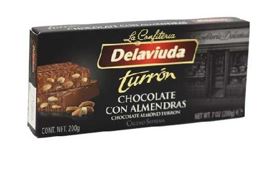 TURRON DELAVIUDA 200GR CHOCO ALMEND