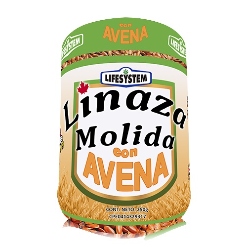 LINAZA LIFESYSTEM 250GR MOLIDA CON AVENA