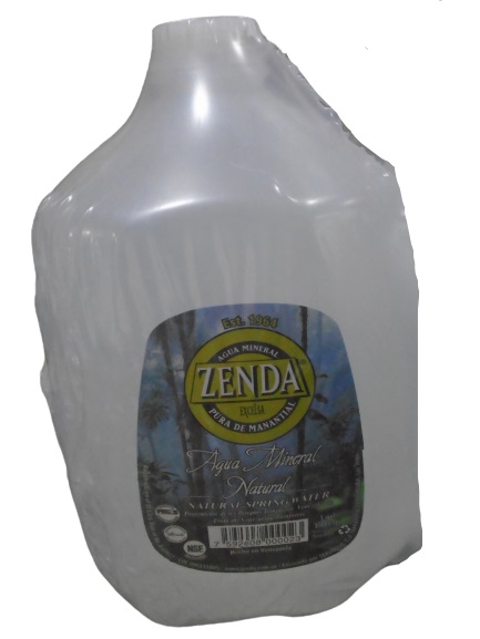 AGUA MINERAL ZENDA 3,785 LTRS