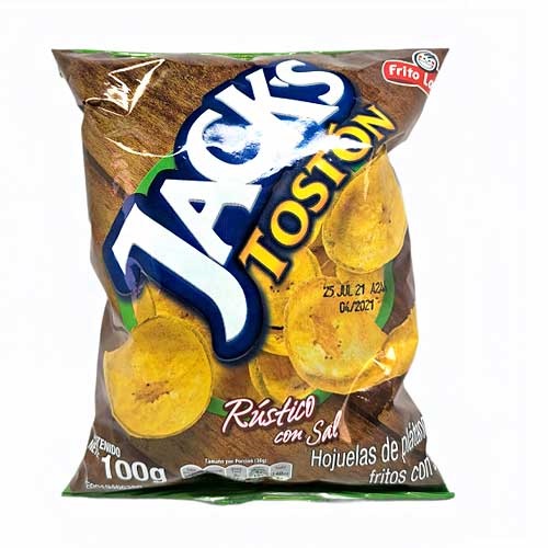 TOSTON JACKS 100GR RUSTICO CON SAL