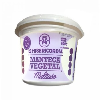 MANTECA VEGETAL LA MISERICORDIA 400GR