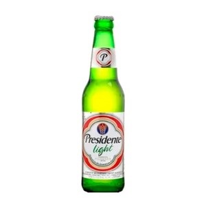 CERVEZA PRESIDENTE 12OZ LIGHT BNR