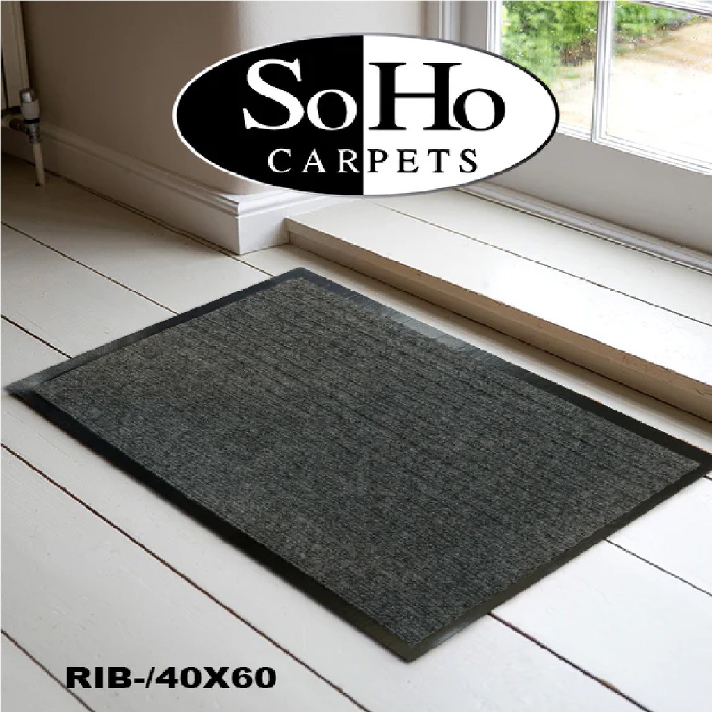 ALFOMBRA BAÑO SOHO CARPET GRIS REVER