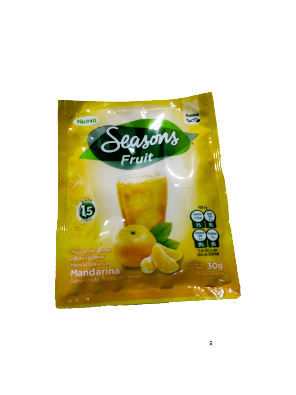 BEBIDA EN POLVO SEASONS 30GRS MANDARINA