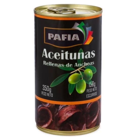 ACEITUNAS PAFIA 350GR ANCHOAS