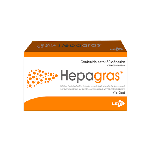 HEPAGRAS 120MG X 30CAPS LETI