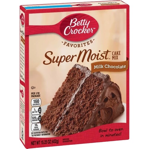 MEZCLA TORTA BETTY CROCKER 432GR CHO ALE