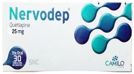 NERVODEP 25MG X 30TAB CAMILO