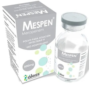 MESPEN POLVO INYECTABLE 500MG ALESS