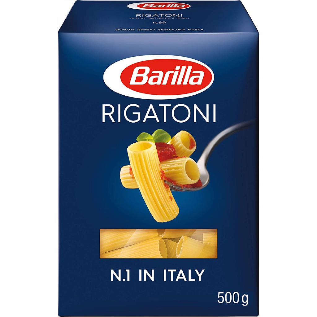 PASTA BARILLA 500GR RIGATONI