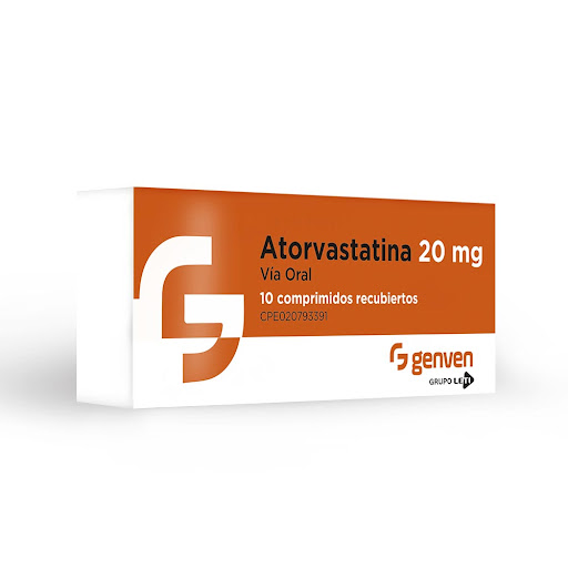 ATORVASTATINA 20MG X 10 COMPRIMIDOS GENVEN