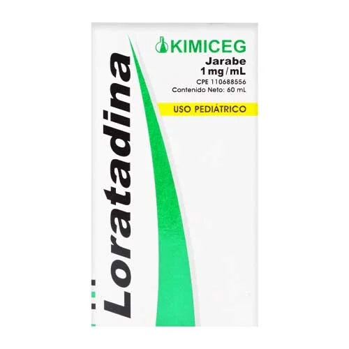 LORATADINA JARABE PED 1MG/ML X 60ML KIMICEG